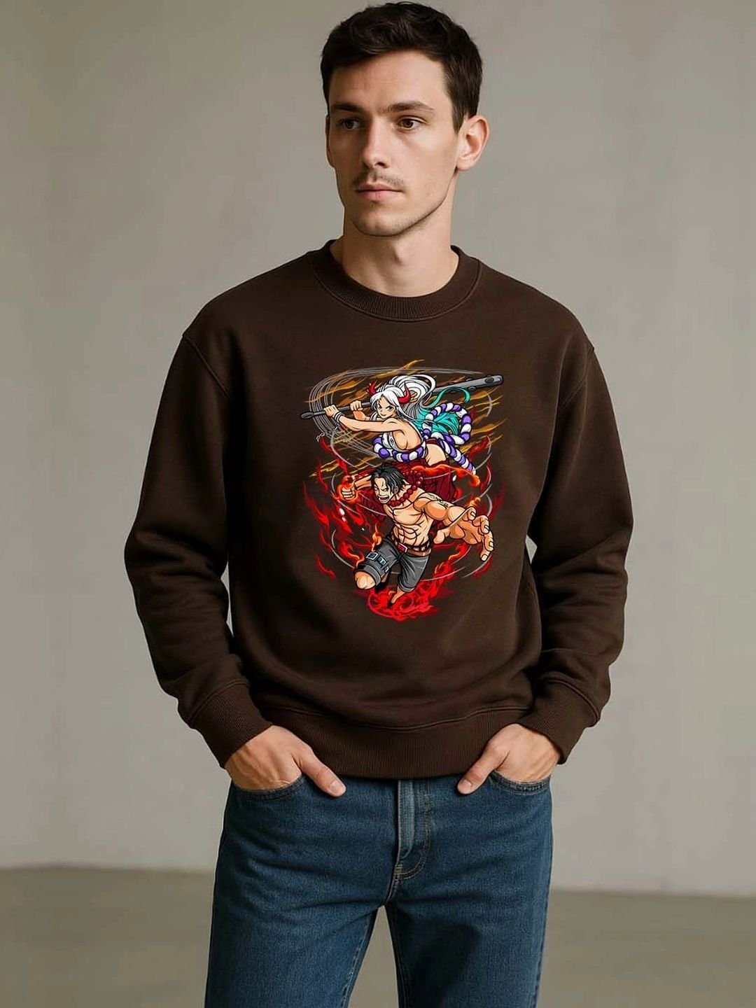 Moda Rapido Men Printed Sweatshirt