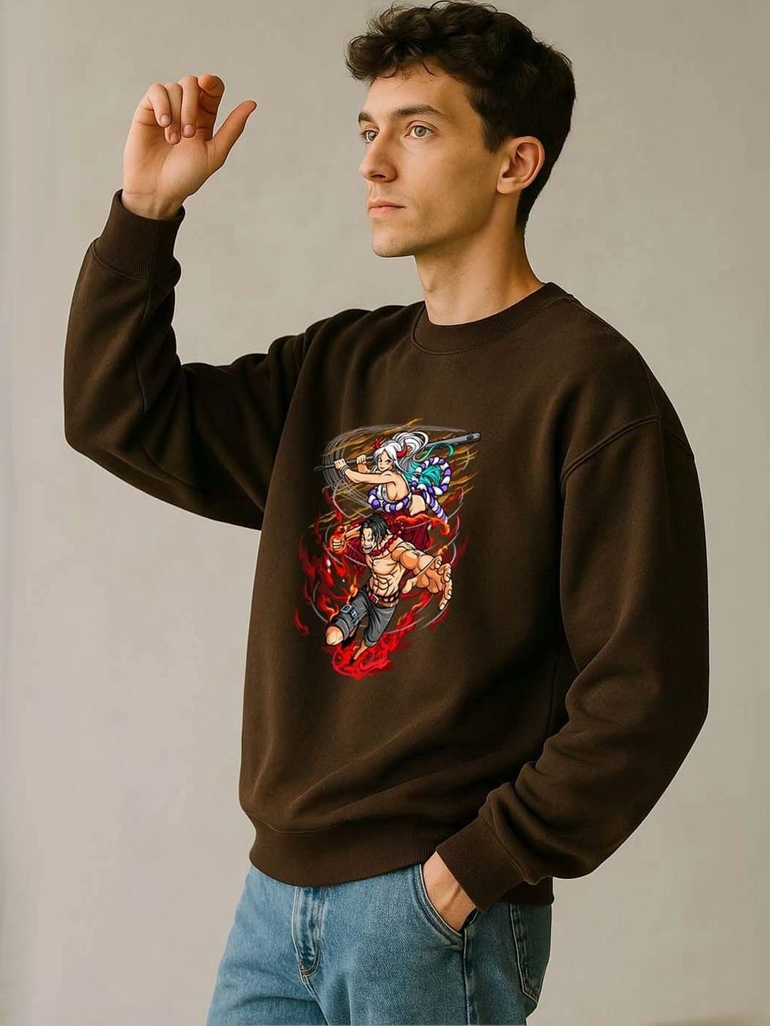 Moda Rapido Men Printed Sweatshirt - Image 3