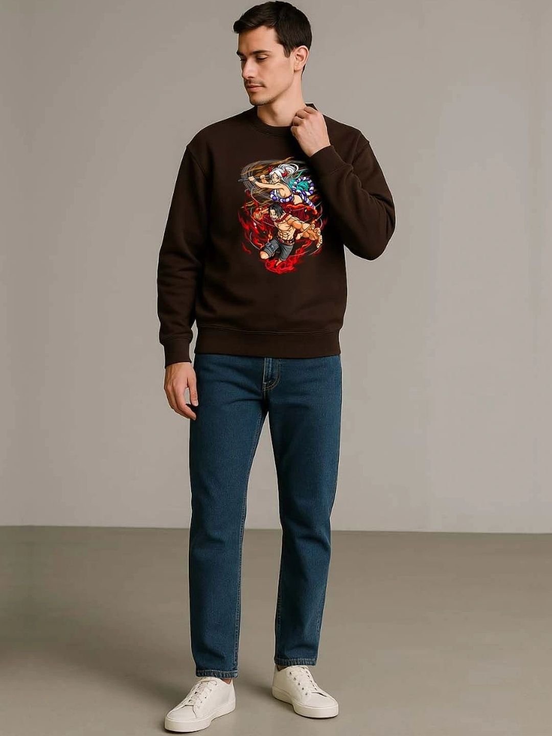 Moda Rapido Men Printed Sweatshirt - Image 4