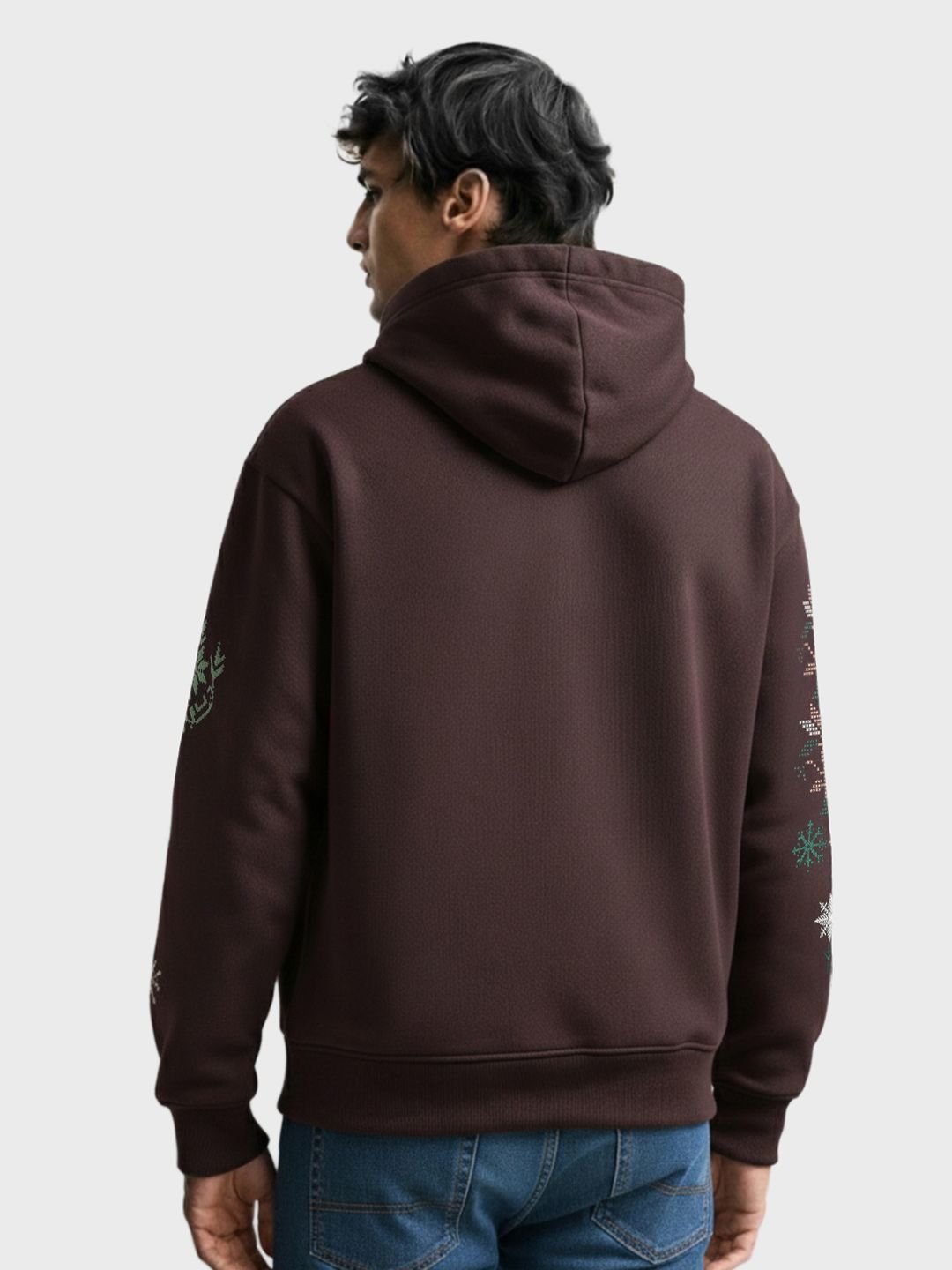 Men Printed Hooded Sweatshirt - Image 2