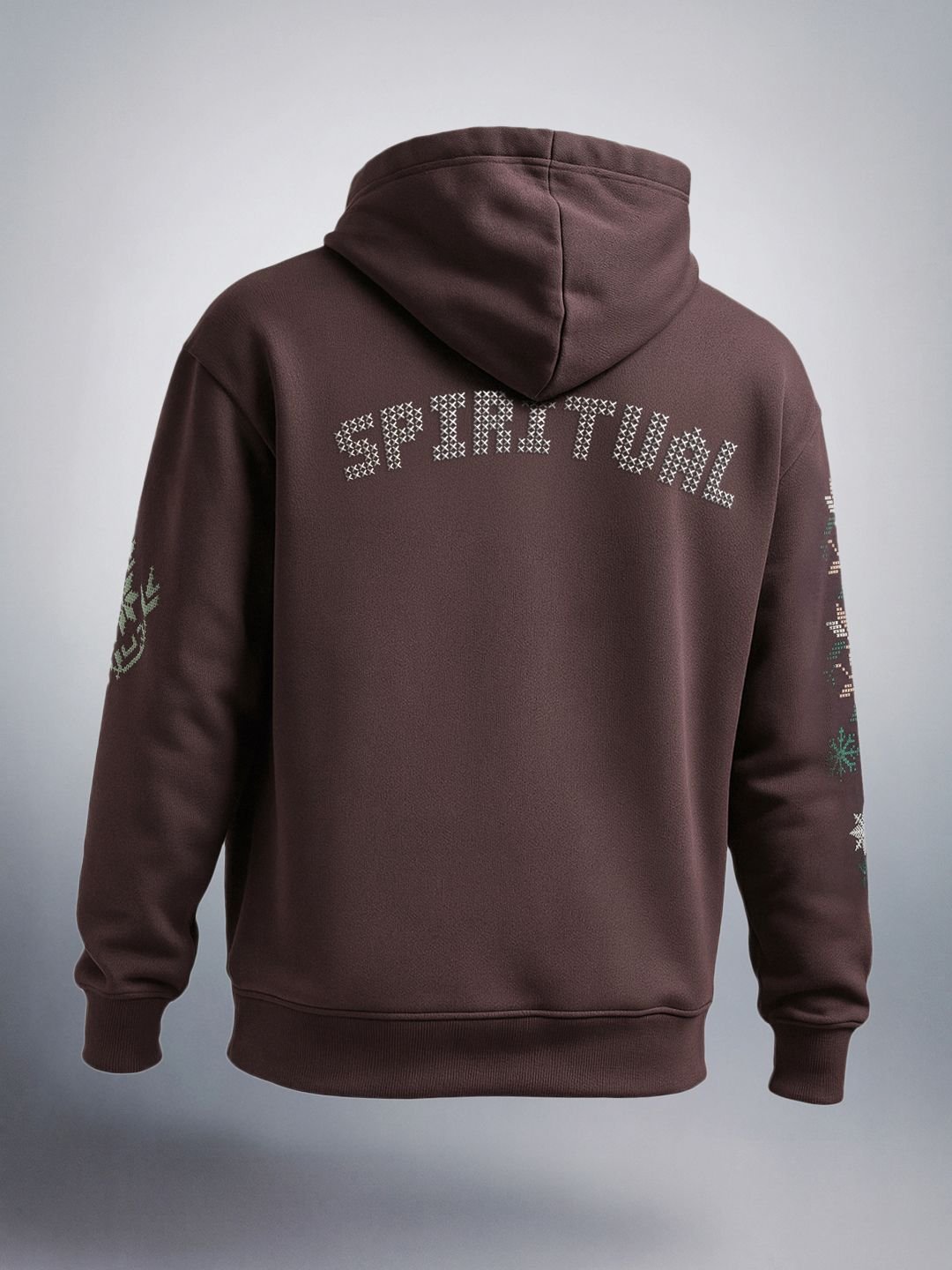 Men Printed Hooded Sweatshirt - Image 4