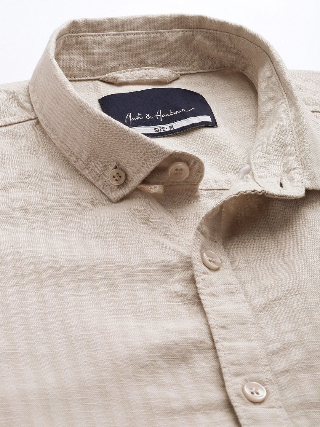 Mast & Harbour Men Standard Opaque Striped Casual Shirt - Image 2
