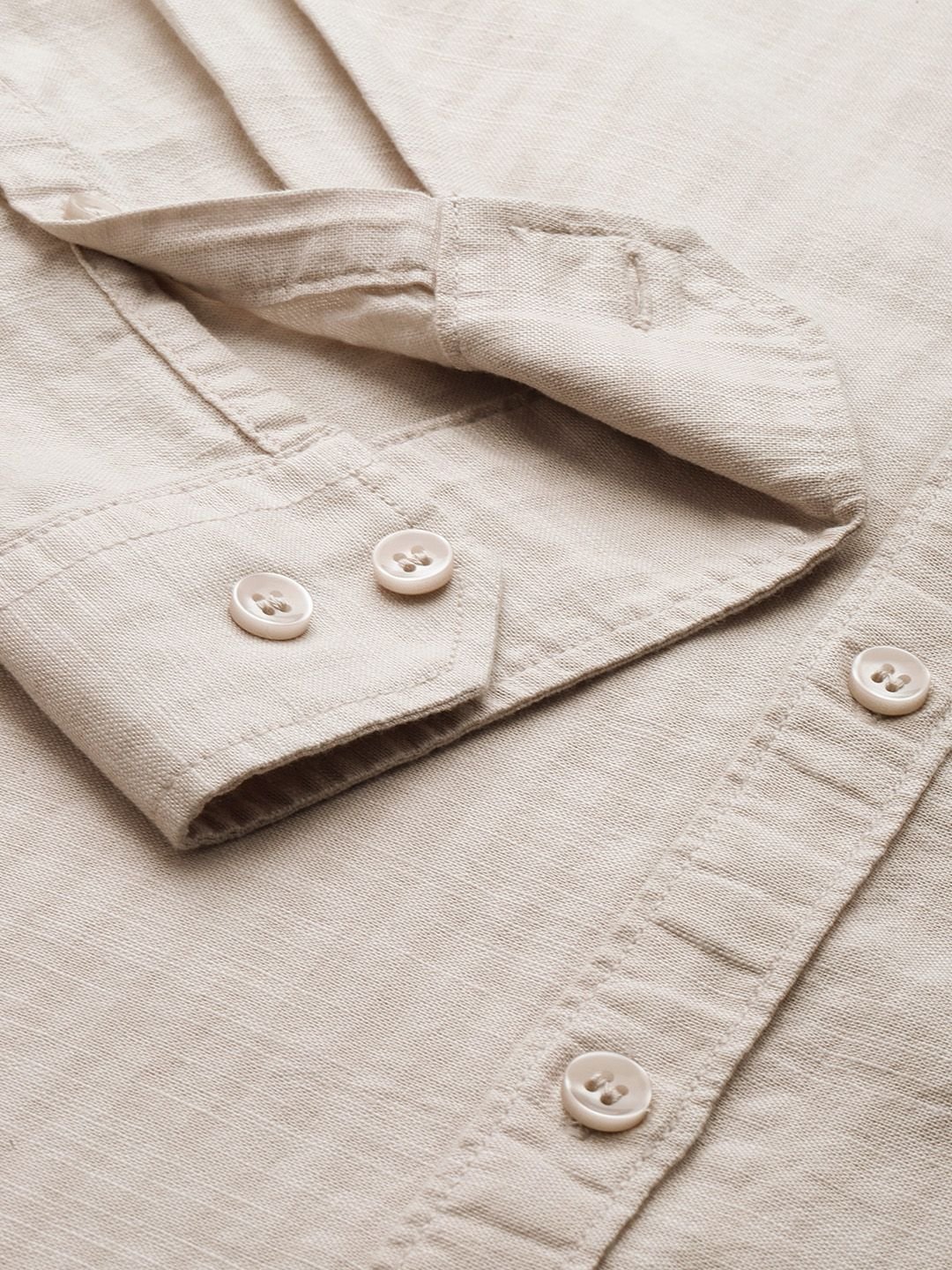 Mast & Harbour Men Standard Opaque Striped Casual Shirt - Image 3