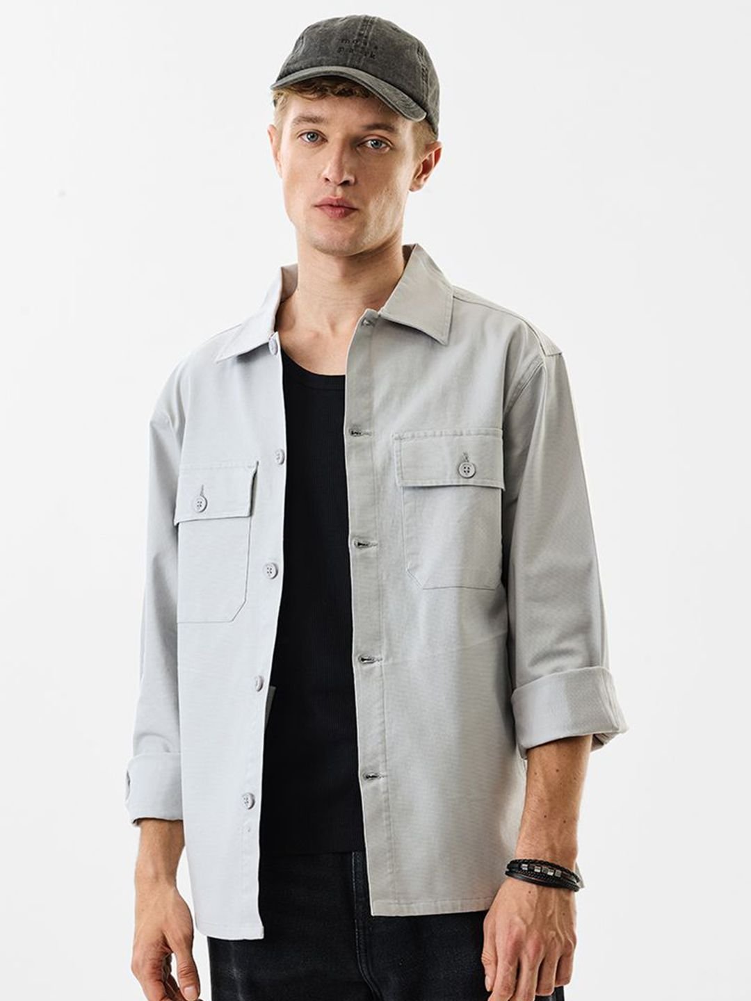 Snitch Snitch Men Solid Relaxed Fit Casual Shirt