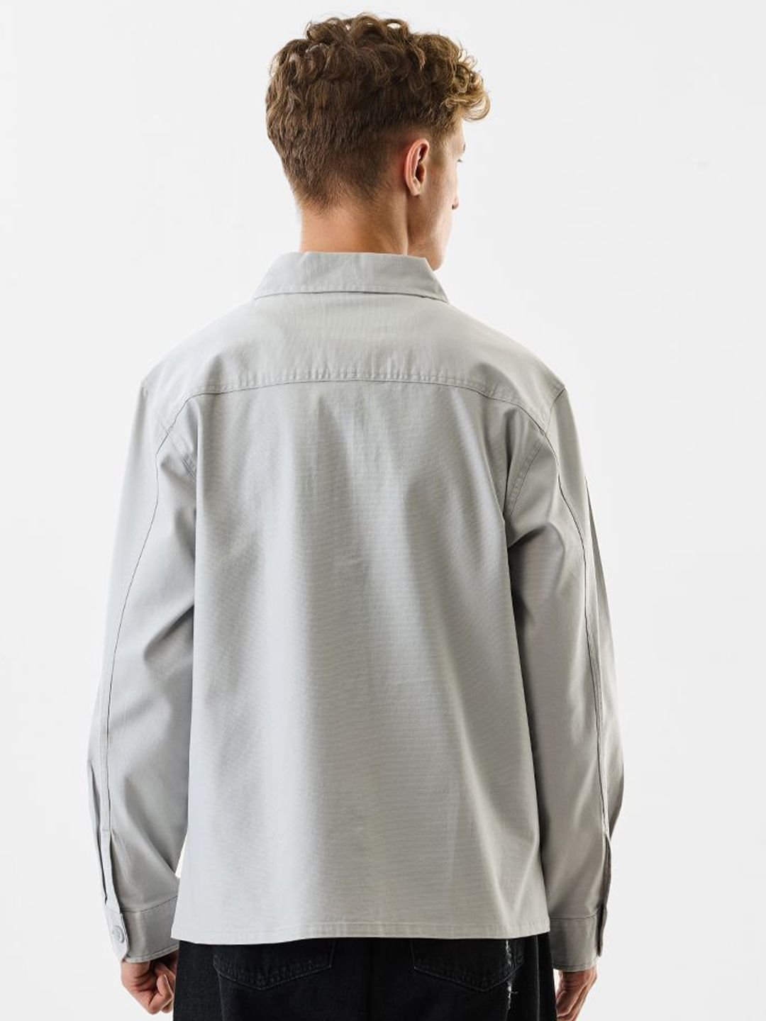 Snitch Snitch Men Solid Relaxed Fit Casual Shirt - Image 3