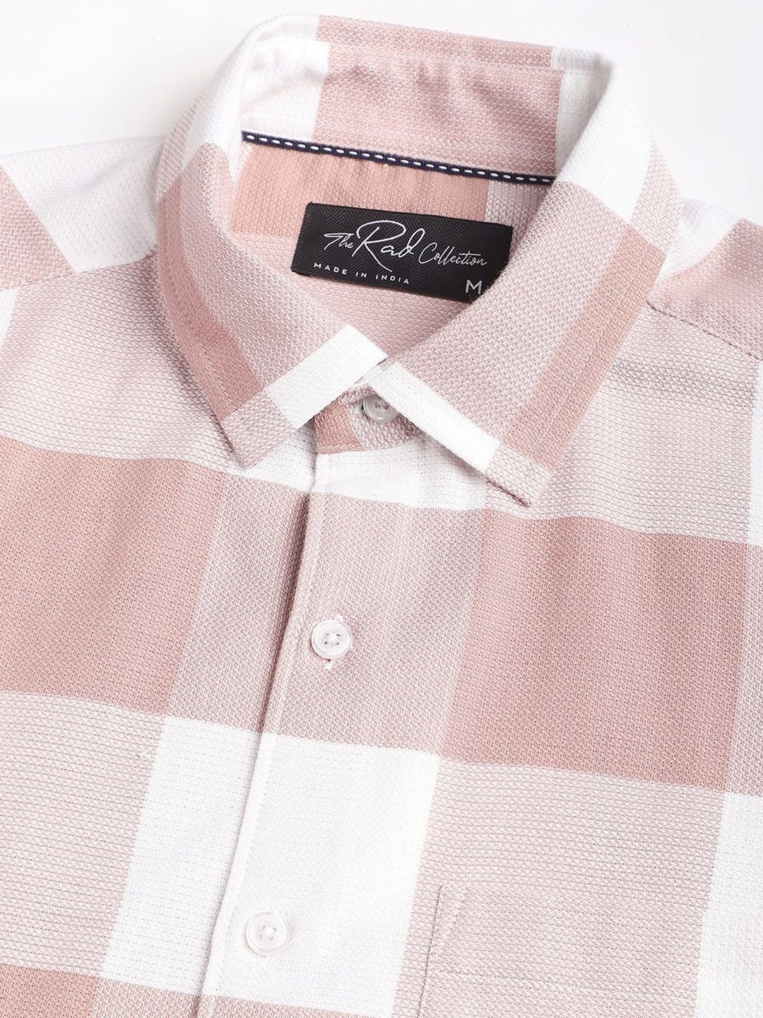Pure Cotton Classic Slim Fit Checked Casual Shirt - Image 3
