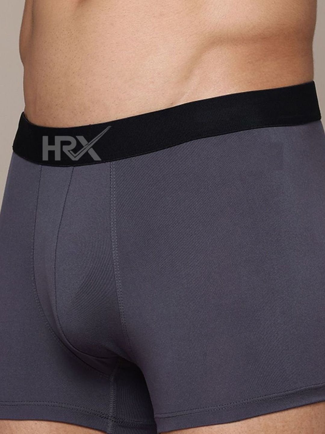HRX by Hrithik Roshan Pack Of 2 Mid-Rise Short Trunks - Image 4