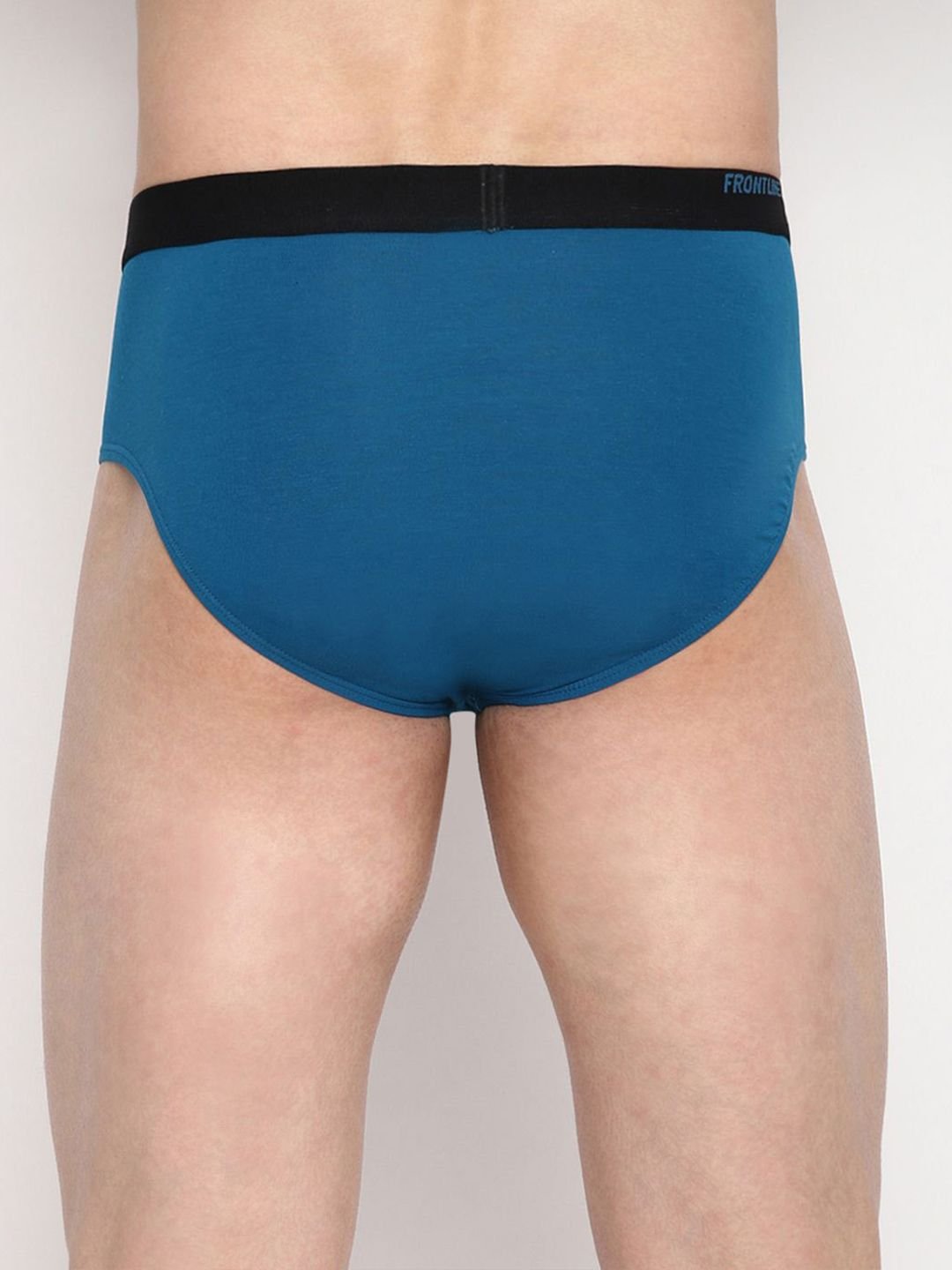 COLORS by Rupa Frontline Men Pack of 2 Colourblocked Mid-Rise Basic Briefs - Image 4