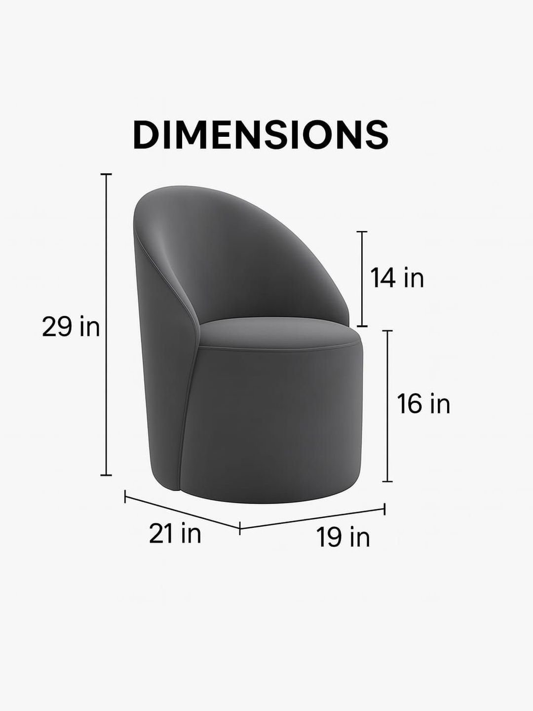 Grey Round Ottomans - Image 2