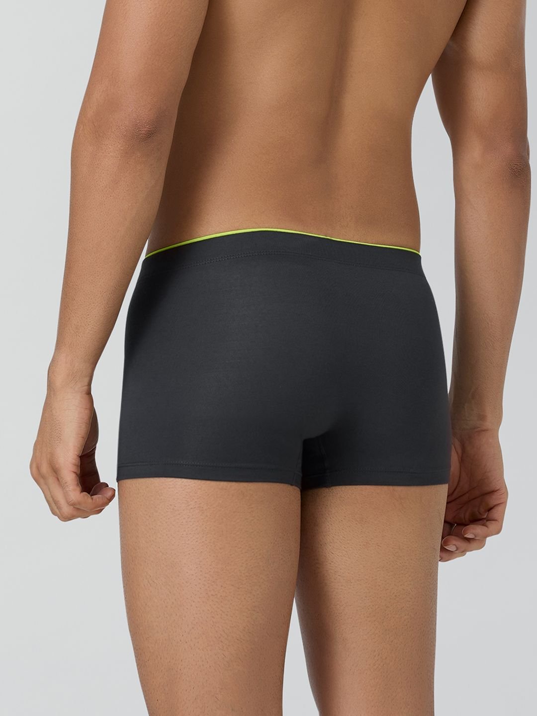 XYXX Men Solid Pack Of 2 Uno IntelliSoft Micro Modal Trunk XYTRNK2PCKN386 - Image 3