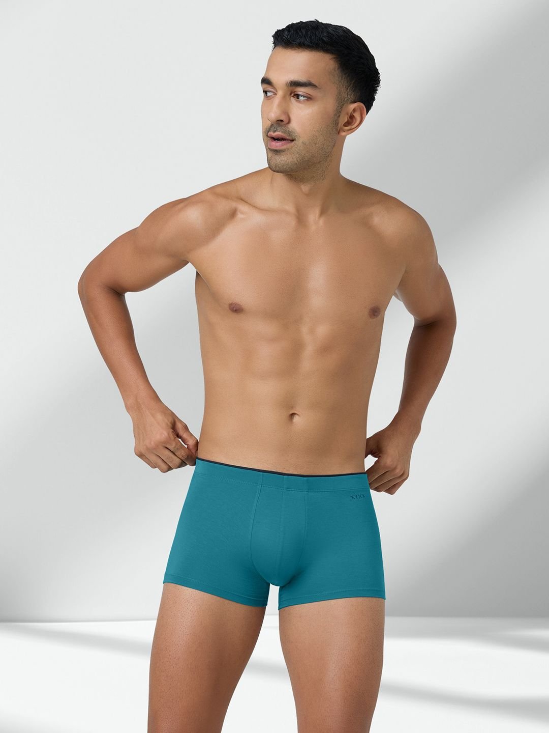 XYXX Men Solid Pack Of 2 Uno IntelliSoft Micro Modal Trunk XYTRNK2PCKN386 - Image 4
