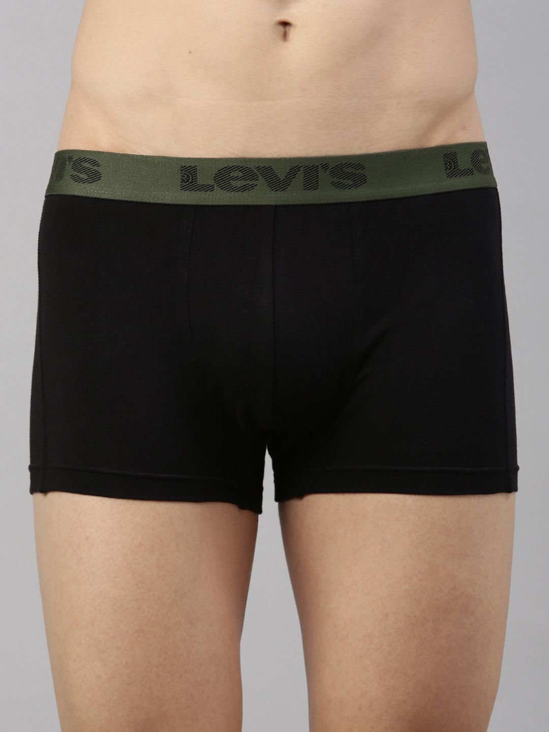 Levis Levis Men Pack of 3 Solid Stretch Cotton Shorter Length Trunk with Smartskin Technology - Image 2