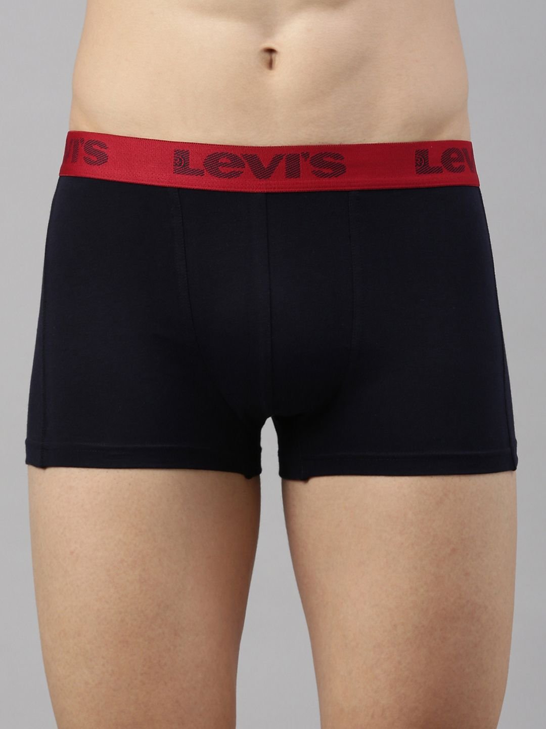 Levis Levis Men Pack of 3 Solid Stretch Cotton Shorter Length Trunk with Smartskin Technology - Image 3
