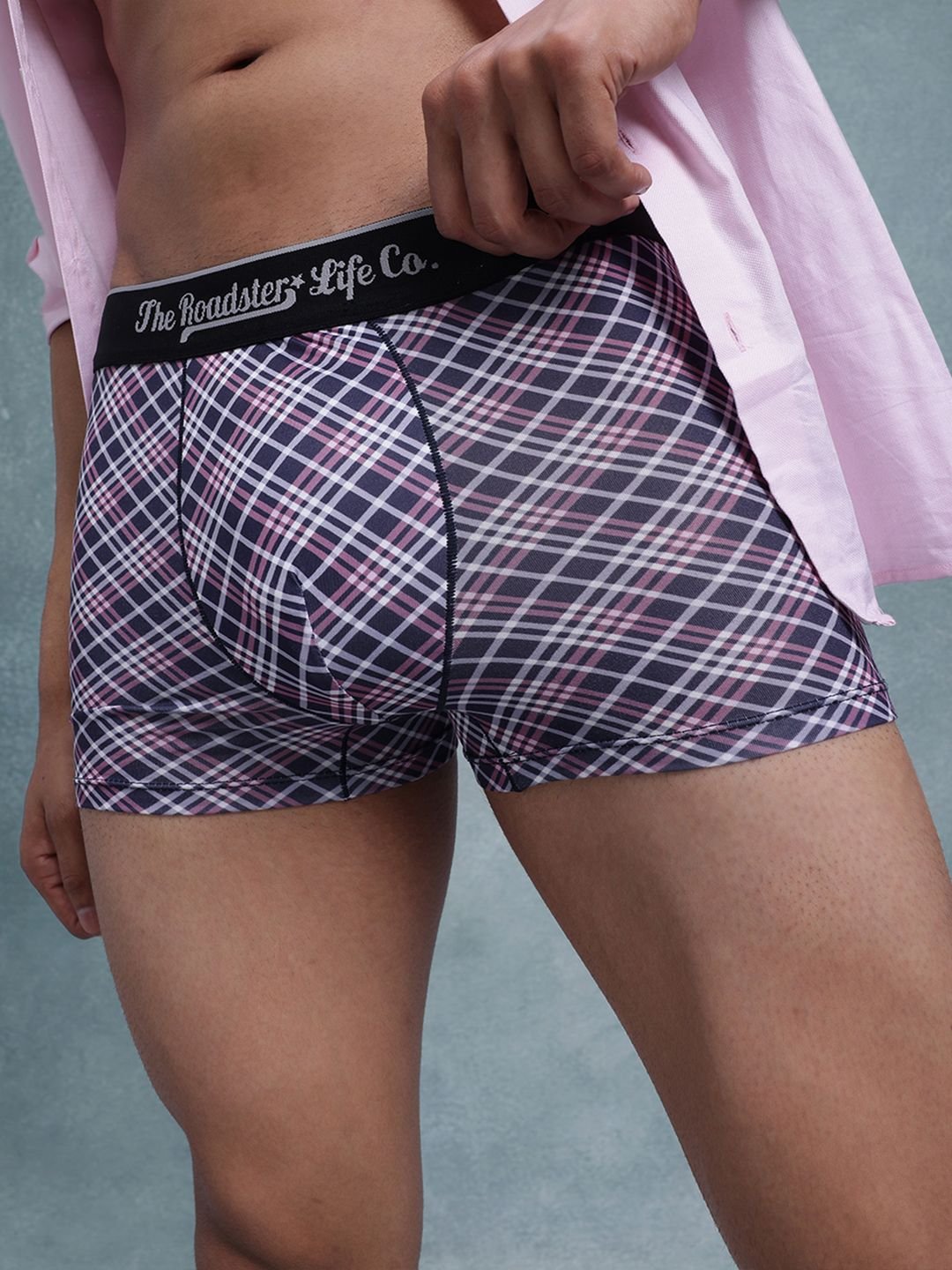 Roadster Lifestyle Co Pack Of 3 Printed Breathable Trunks - Image 2