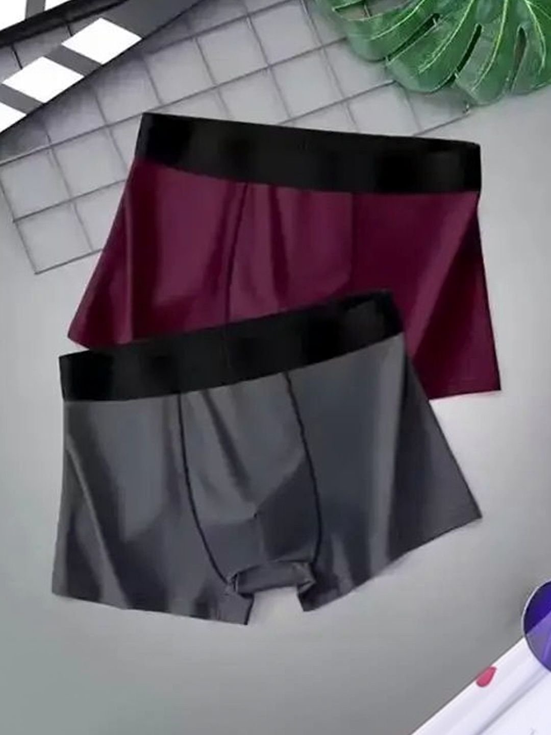 The Boring Company Men Pack of 4 Assorted Boxer-Style Briefs - Image 3