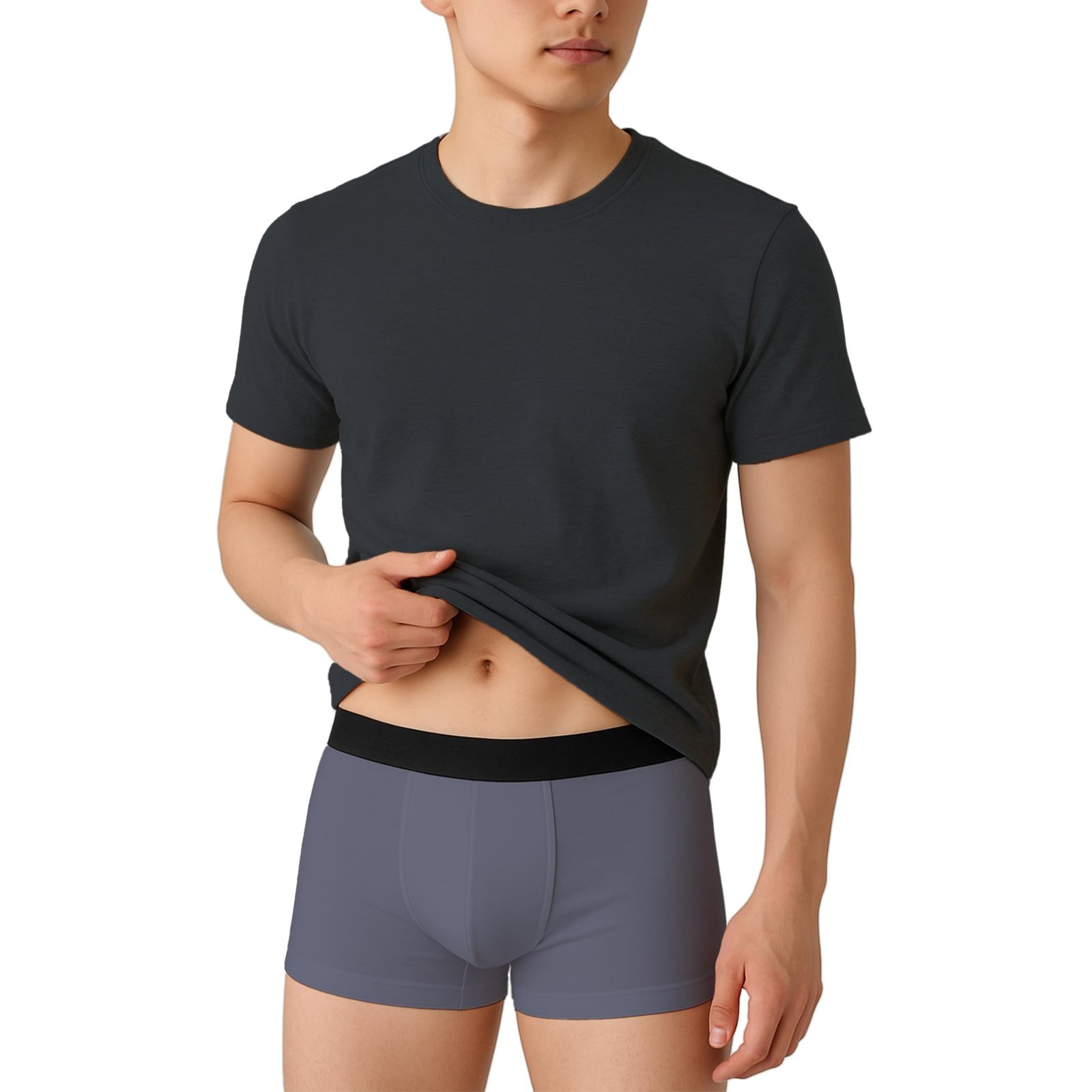 HK47 Men Pack of 4 Anti Microbial Assorted Boxer-Style Briefs - Image 4