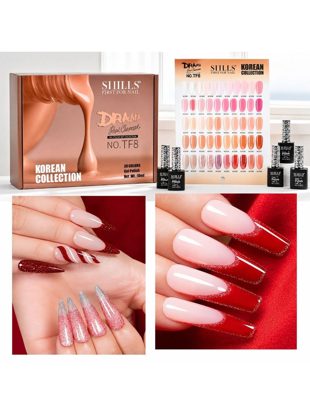 shills professional Set Of 36 Drama Is Over Nail Gel Polish Kit- 10 ml Each - Image 2