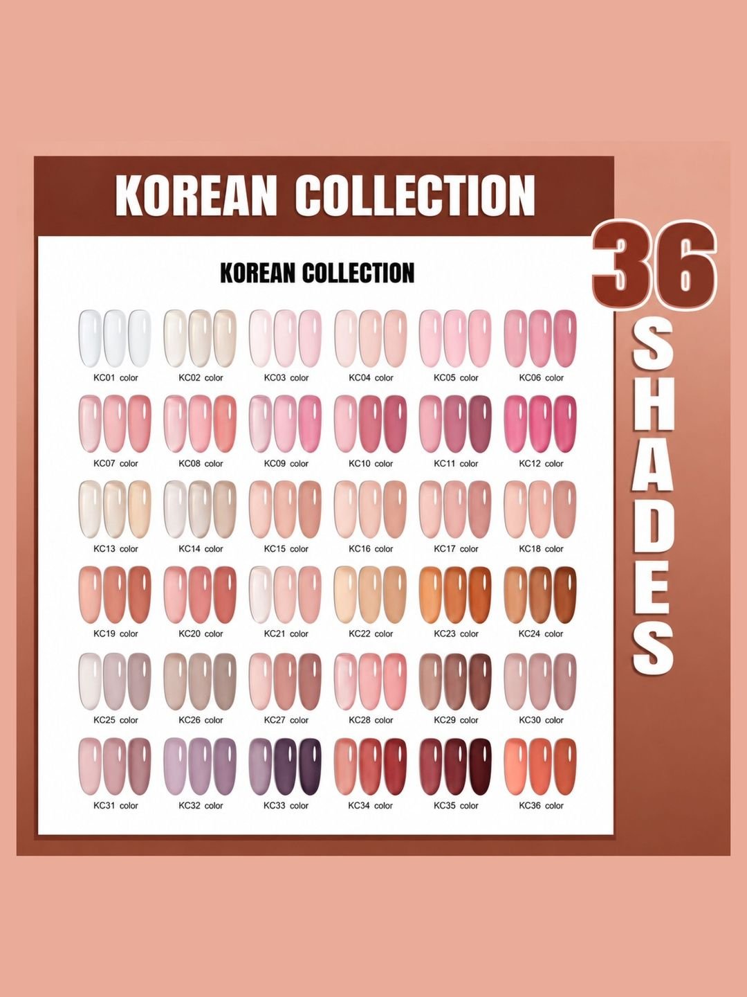 shills professional Set Of 36 Drama Is Over Nail Gel Polish Kit- 10 ml Each - Image 4