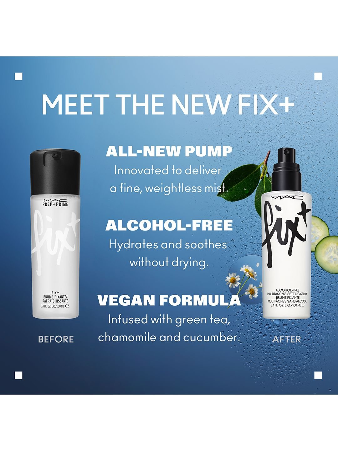 M.A.C Set of 2 Fix+ Setting Spray - 100ml each - Original + Stay Over - Image 4
