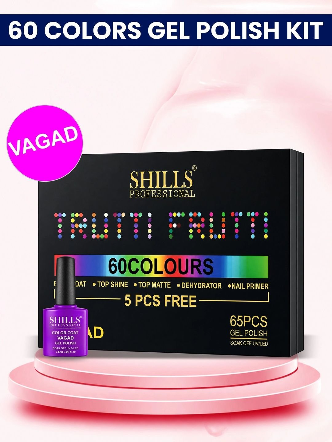 shills professional Nail Gel Polish Kit - Image 3