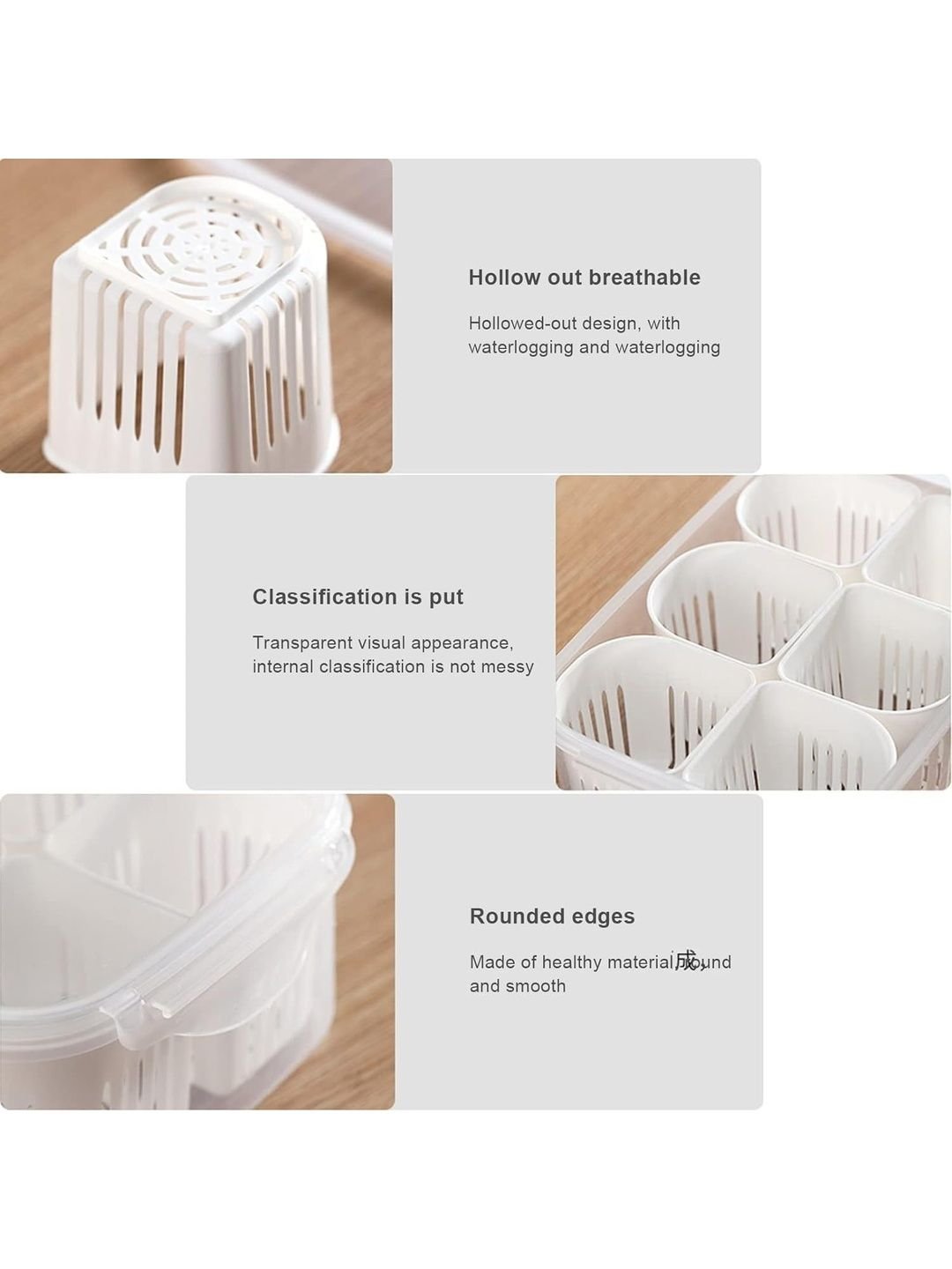 Homes Transparent 2026 Plastic Easy to Clean Container - Image 4