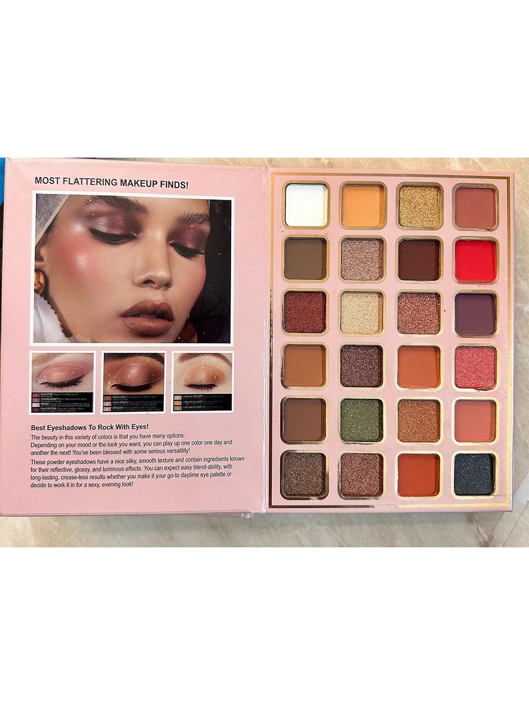VBA 5 In 1 Book Style Foldable Long Wearing Highly Pigmented Make Up Kit - 20 g - Image 2