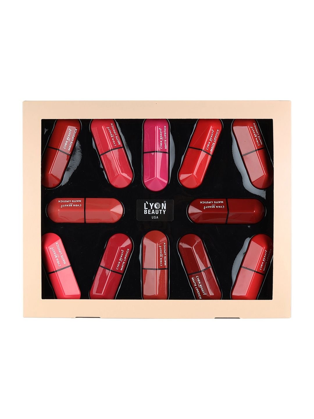Lyon Beauty USA Matte Lipstick-3.5g-L04-C-Mix
