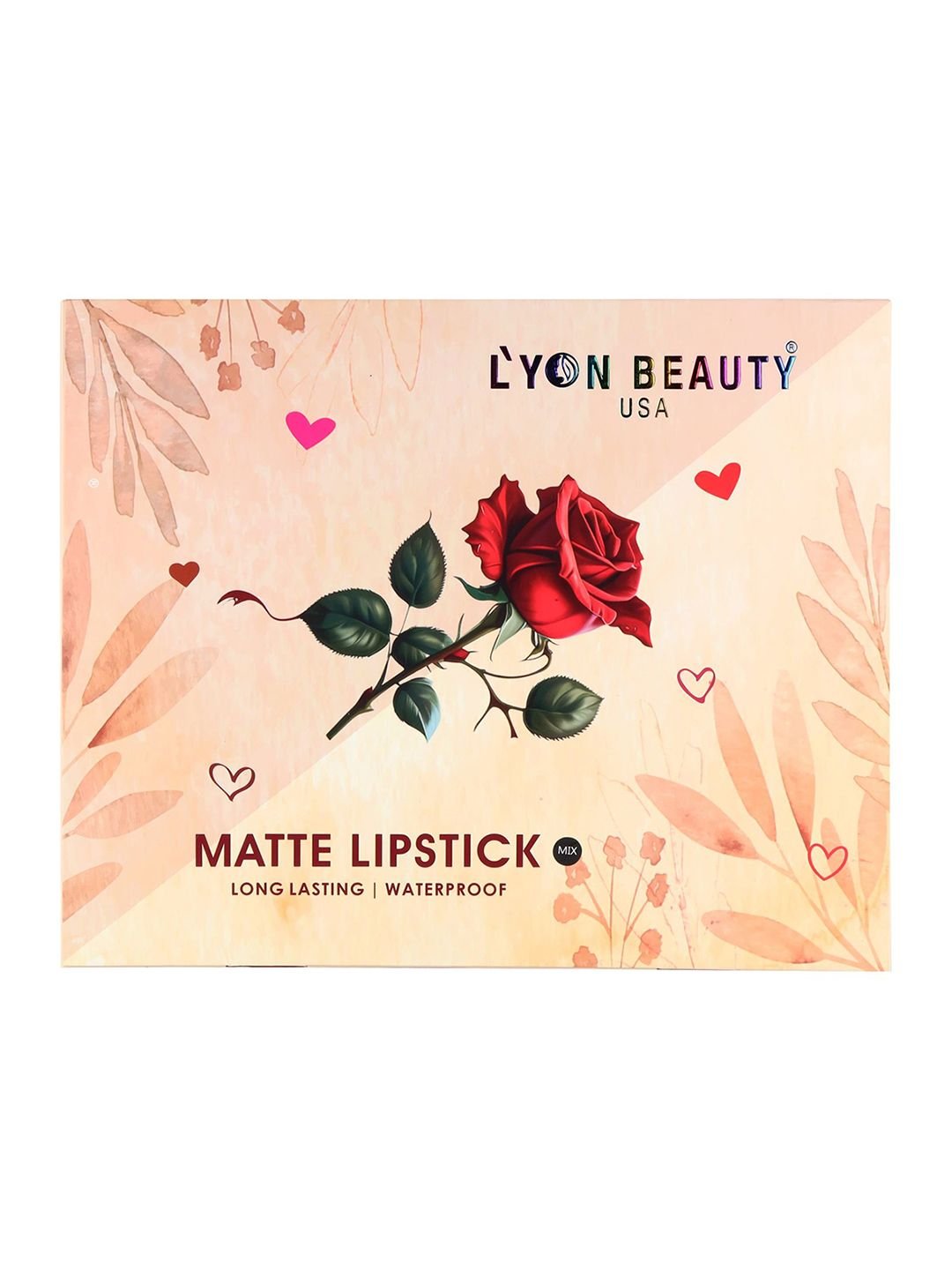 Lyon Beauty USA Matte Lipstick-3.5g-L04-C-Mix - Image 3