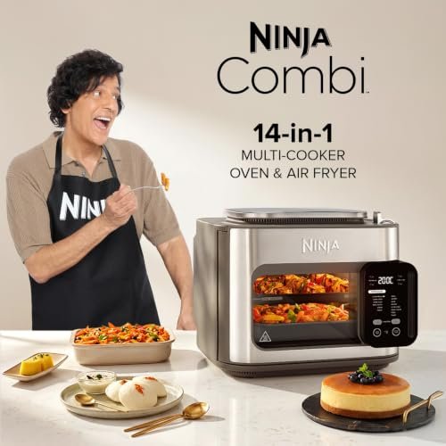 Ninja Combi 14-in-1 Multi-Cooker, Oven, & Air Fryer (12.5L) | HyperSteam & Air Fry Technology, Cooks 3-Part Family Meals in 15 Mins, Healthy Oil-Free Cooking, Digital Display - Image 2