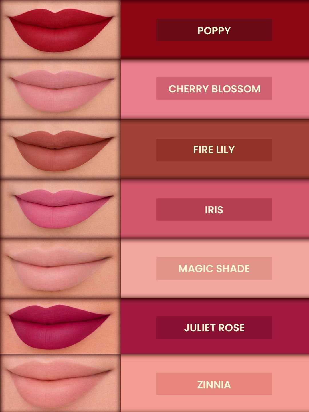 Parul Garg Set Of 14 Beauty Ultilmate Silk Matte Liquid Lipstick - Image 4