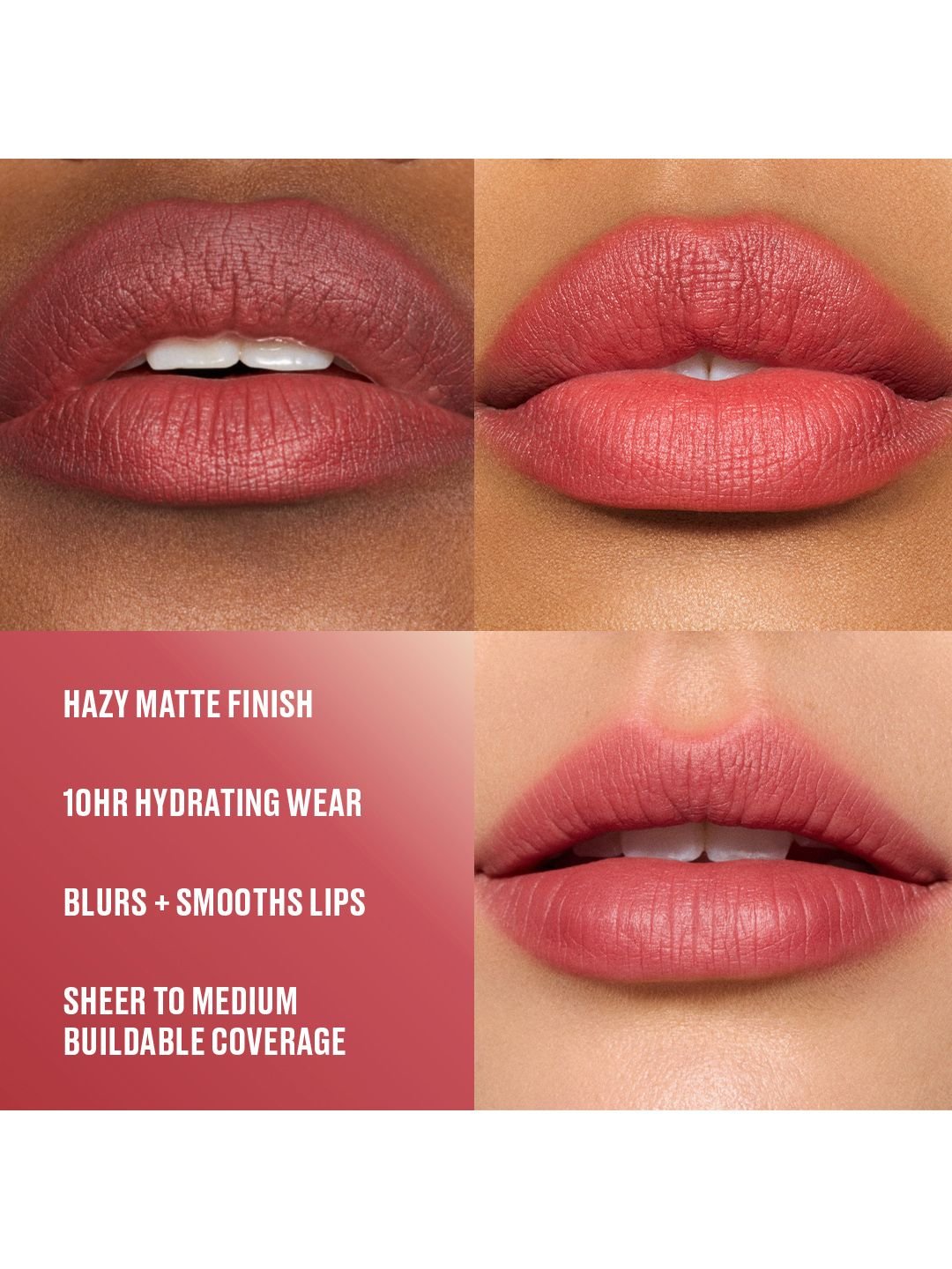 M.A.C Powder Kiss Hazy Matte Lipstick - Dubonnet Buzz - Image 2