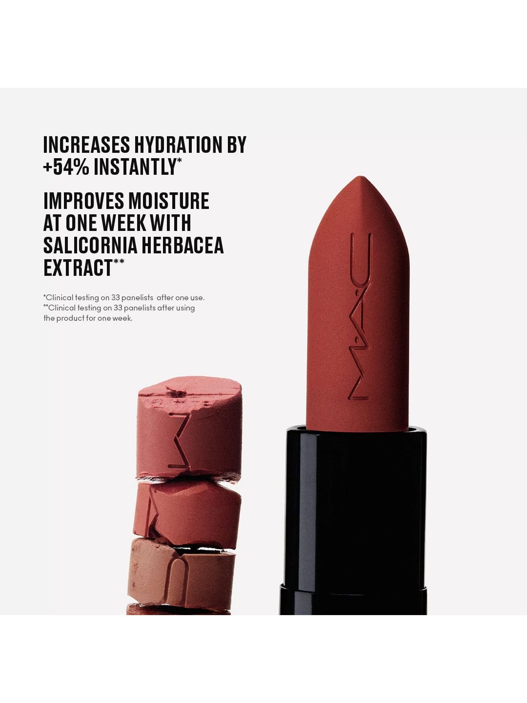 M.A.C Powder Kiss Hazy Matte Lipstick - Dubonnet Buzz - Image 3