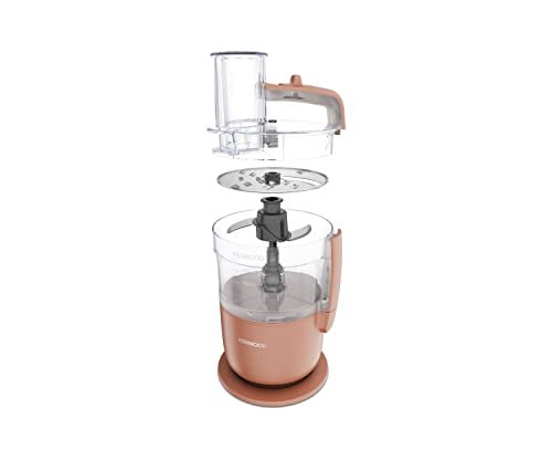 Kenwood MultiPro Go FDP22.​130RD, Food Processor, Cutlets, Slices, Grills, Purees and Purees, 360° Express Service, 1.3L Bowl, Dough Knives, 4 mm Disc, 650 W, Clay Red - Image 4