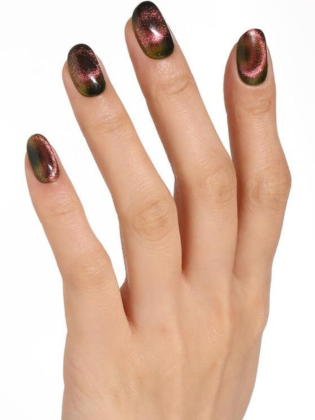 BLUESKY Set Of 3 Gel Nail Polish Mini Cat Eye Queen Mary Chameleon & Black UV Cure 3x5ml - Image 4