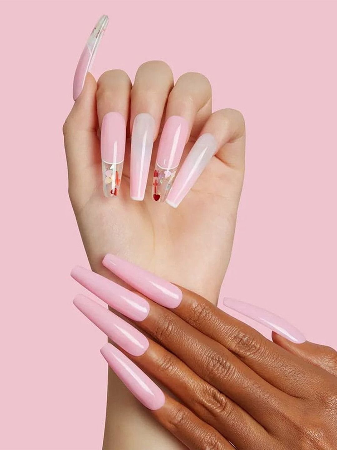 Modelones Modelones Acrylic Powder Carving French Manicure Tip Extension Nail Art - Image 3