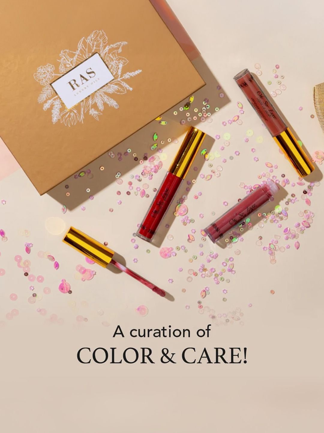 RAS LUXURY OILS RAS LUXURY OILS Oh-So-Luxe Originals Tinted Liquid Lip Balm Trio Set - 3.2 ml each - Image 2