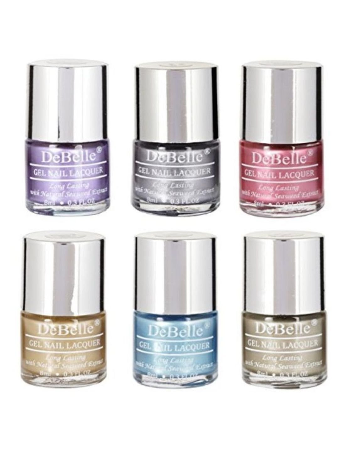 DeBelle Set Of 6 French Cheer Gel Nail Polish - 8ml Each - Image 2