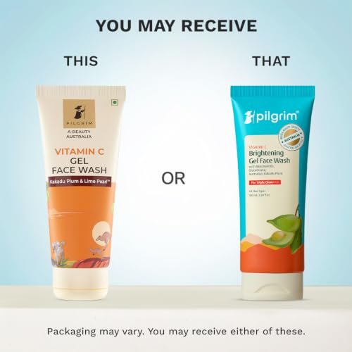 Pilgrim Australian Vitamin C Gel Face Wash for Glowing Skin with Kakadu Plum & Niacinamide | Tan Removal, Brightens & Reduces Pigmentation, Gentle Exfoliation | All SKin Type | 100 ml - Image 2