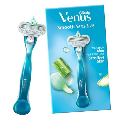 Gillette Venus Smooth Hair Removal Razor for Women with Aloe Vera, 1 Pc