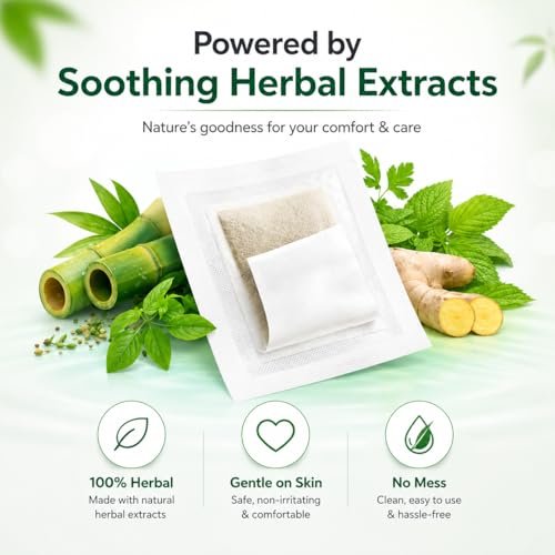 VIFERA Detox Foot Patches for Weight Loss & Toxin Removal | Natural Ginger Herbal Foot Pads for Deep Cleansing & Body Detox | Foot Patch for Pain Relief & Detoxification | Foot Pads for Women & Men (PACK OF 20) - Image 2