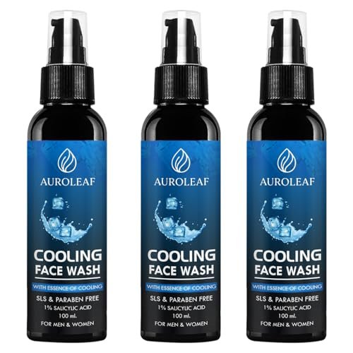auro leaf Refreshing Daily Cleanser for Fresh & Clean Skin Osam cool face wash pack of 3 300ml