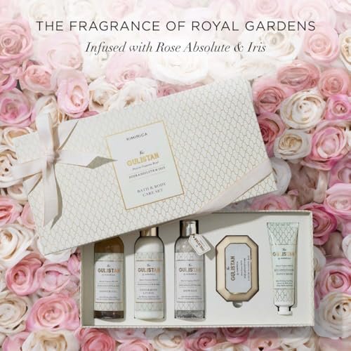 Kimirica The Royal Gulistan Luxury Gift Set for Women & Men| Pampering Kit for Anniversary, Birthdays & All Special Occasions | Majestic fragrance of Rose | 5 Piece Gift Set | 100% Vegan - Image 3