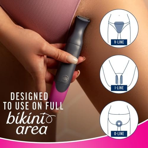 Veet Women Trimmer |All-in-One Full Body Trimmer for Women | Full Body, Bikini, Face & Eyebrow | No Nicks & Cuts | Hair Removal | Bikini Trimmer | Eyebrow Trimmer - Image 4