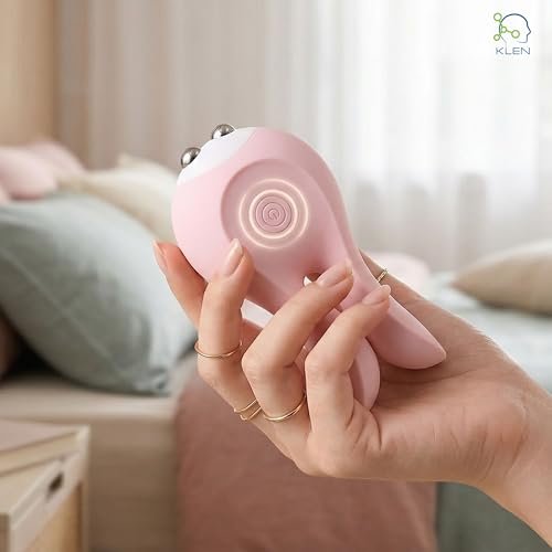 KLEN Body Massager Machine Automatic Rechargeable Soft Silicone Device | Personal Massager For Woman Electric Handheld Vibrating Waterproof Wireless Portable Self Care Stress Relief Gadgets - Image 2