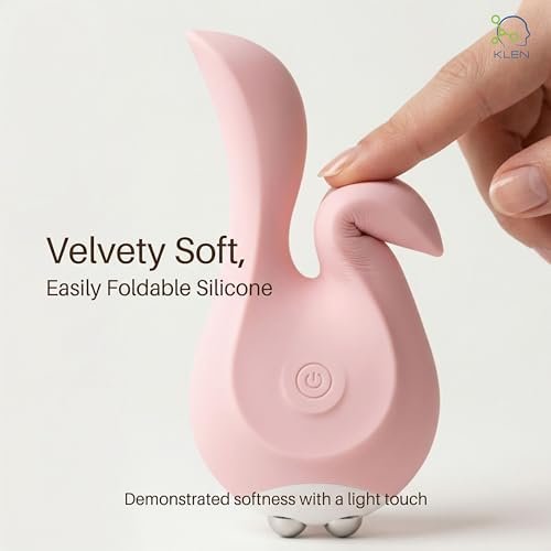 KLEN Body Massager Machine Automatic Rechargeable Soft Silicone Device | Personal Massager For Woman Electric Handheld Vibrating Waterproof Wireless Portable Self Care Stress Relief Gadgets - Image 4