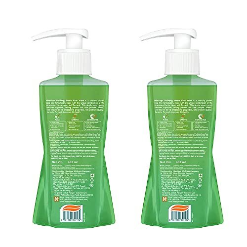 Himalaya Purifying Neem Face Wash 400ML (pack of 2) - Image 2