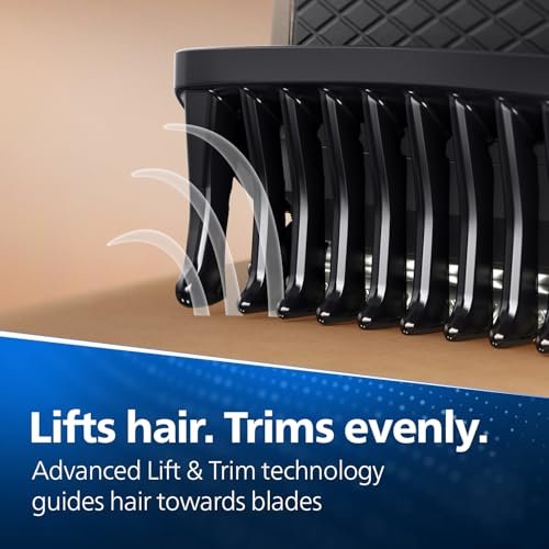 Philips India's No.1 Men's Trimmer* | Lift & Trim Technology | Skin Friendly Beard Trimmer for Men | Effortless Styling | Self-Sharpening Blades | 60 mins runtime | 3 yrs warranty* | BT3325 - Image 3