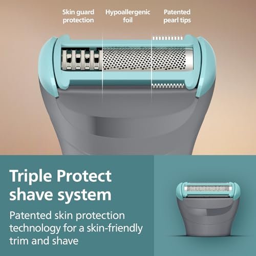 Philips Body & Balls Trimmer for Men Private Parts | Safe Intimate Grooming | Clinically Tested on Sensitive Skin | 100% Showerproof | 60min runtime | 5yrs* Warranty | India's #1 Men's Trimmer*|BG3470 - Image 3