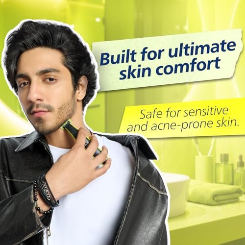 Philips OneBlade Turbo2X Hybrid Trim, Edge, Shave | Perfected for Skin Comfort | Trimmer Men Beard | Suits all skin types & beard thickness, Wet & Dry Use | Electric Trimmer for Men | QP2724/10 - Image 4