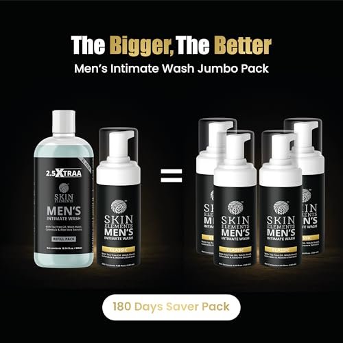 Skin Elements Men’s Intimate Wash JUMBO Pack | With Refill | 420 ml - Image 2